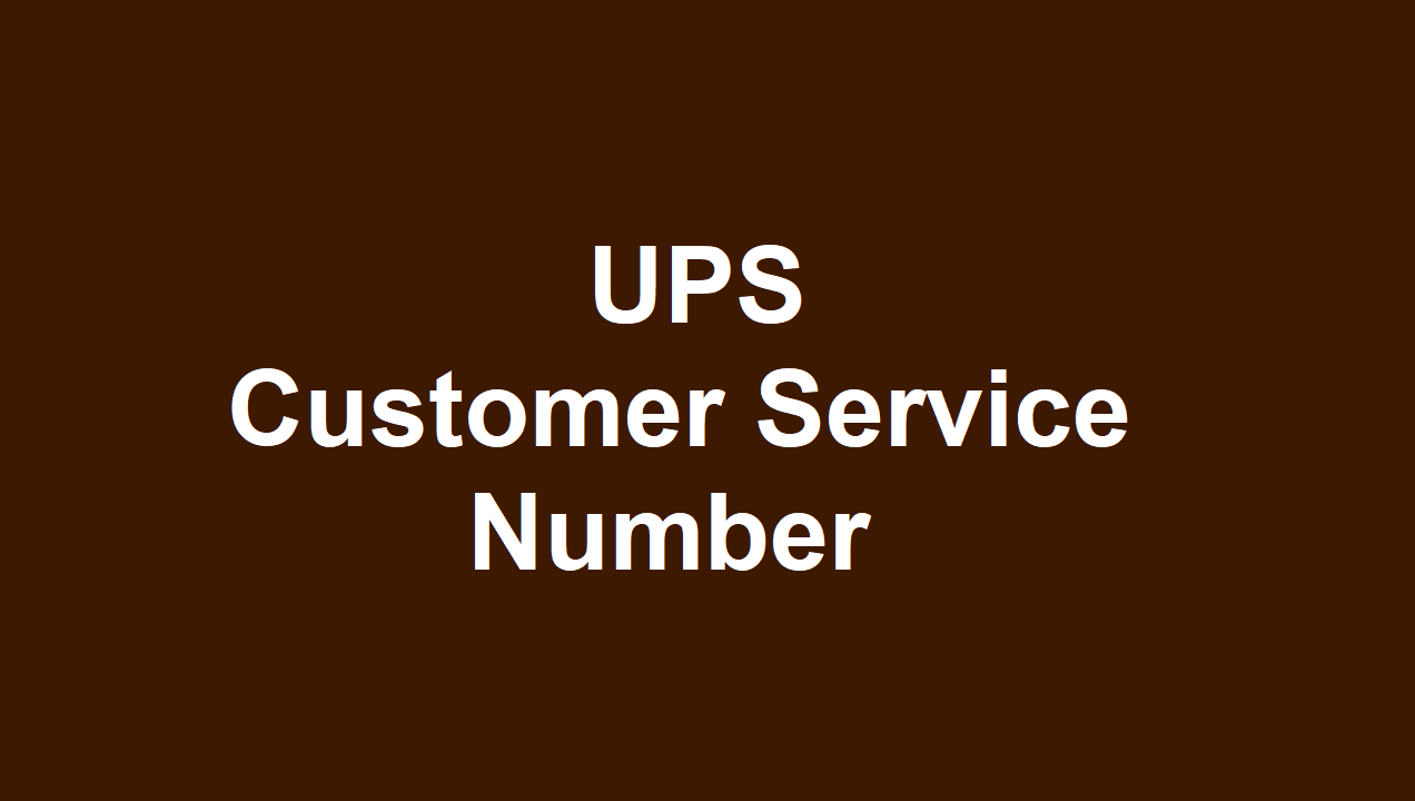 Ups canada phone number